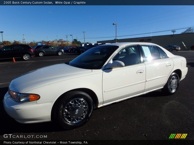White Opal / Graphite 2005 Buick Century Custom Sedan