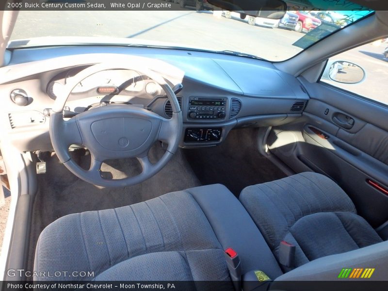 White Opal / Graphite 2005 Buick Century Custom Sedan