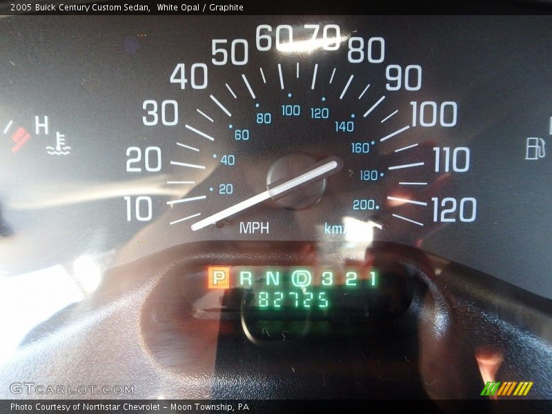 White Opal / Graphite 2005 Buick Century Custom Sedan