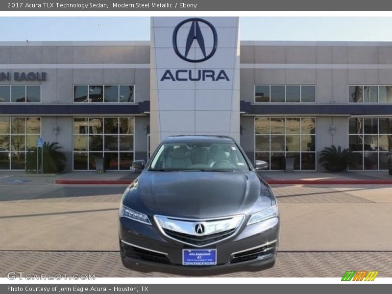 Modern Steel Metallic / Ebony 2017 Acura TLX Technology Sedan