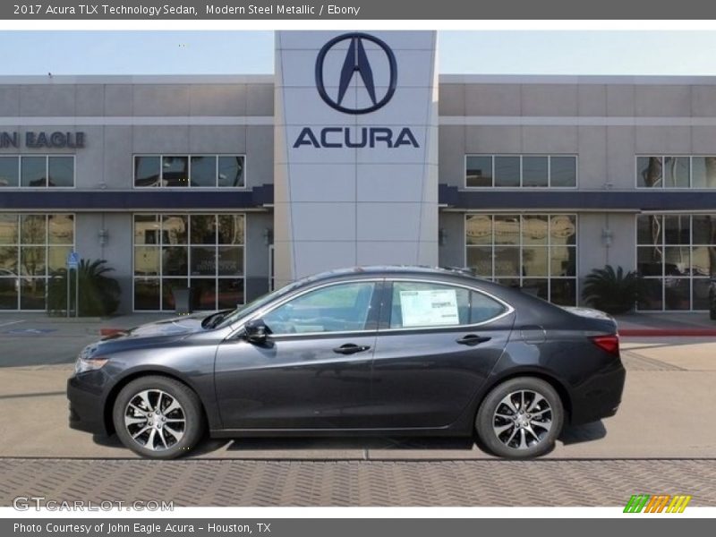 Modern Steel Metallic / Ebony 2017 Acura TLX Technology Sedan