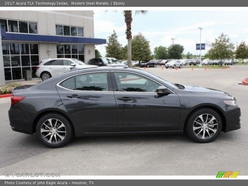 Modern Steel Metallic / Ebony 2017 Acura TLX Technology Sedan