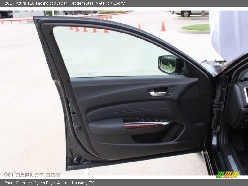 Modern Steel Metallic / Ebony 2017 Acura TLX Technology Sedan