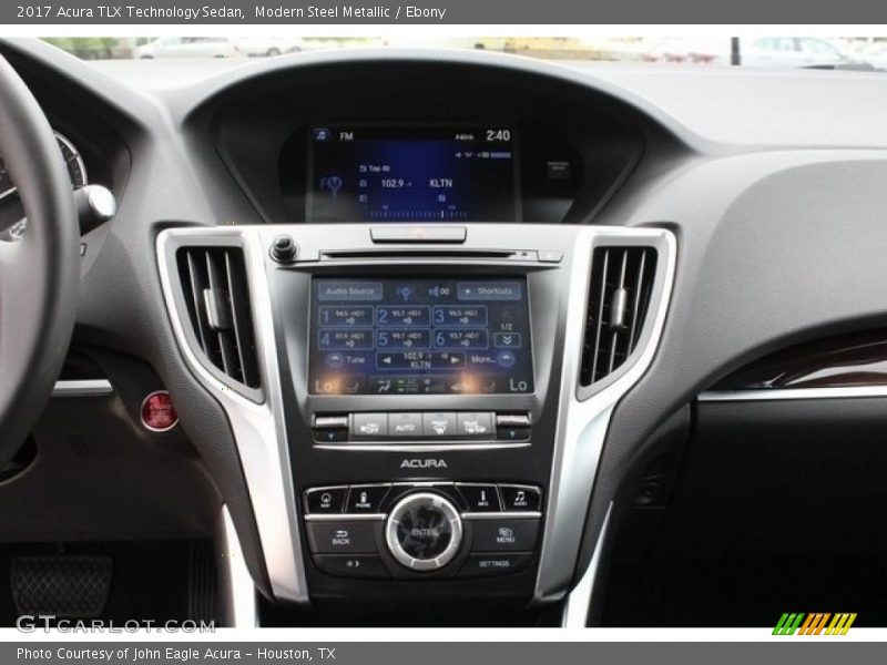 Modern Steel Metallic / Ebony 2017 Acura TLX Technology Sedan