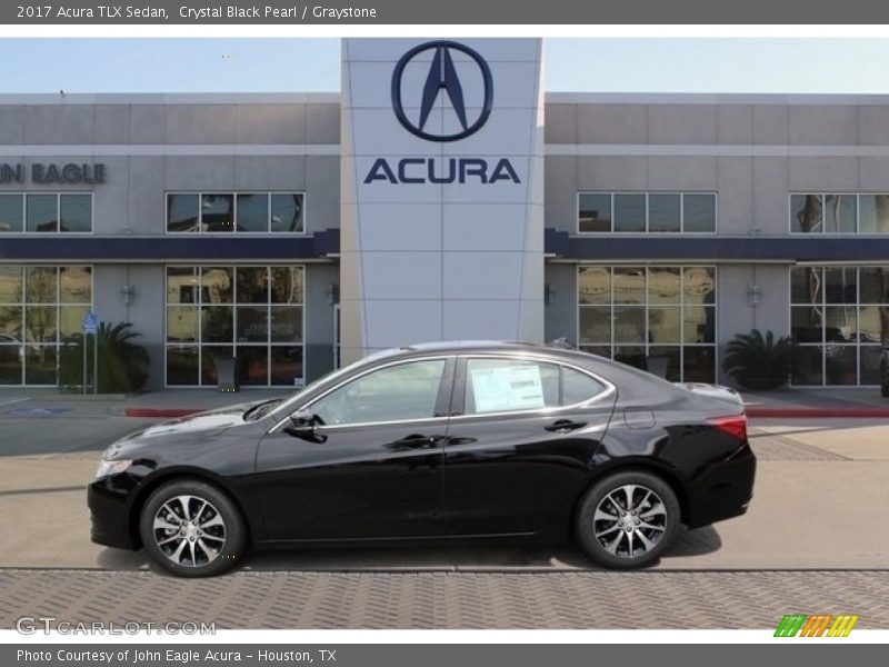 Crystal Black Pearl / Graystone 2017 Acura TLX Sedan