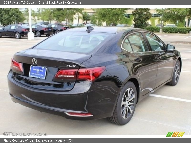 Crystal Black Pearl / Graystone 2017 Acura TLX Sedan