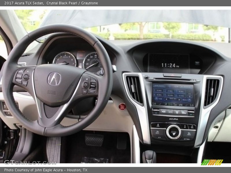 Crystal Black Pearl / Graystone 2017 Acura TLX Sedan