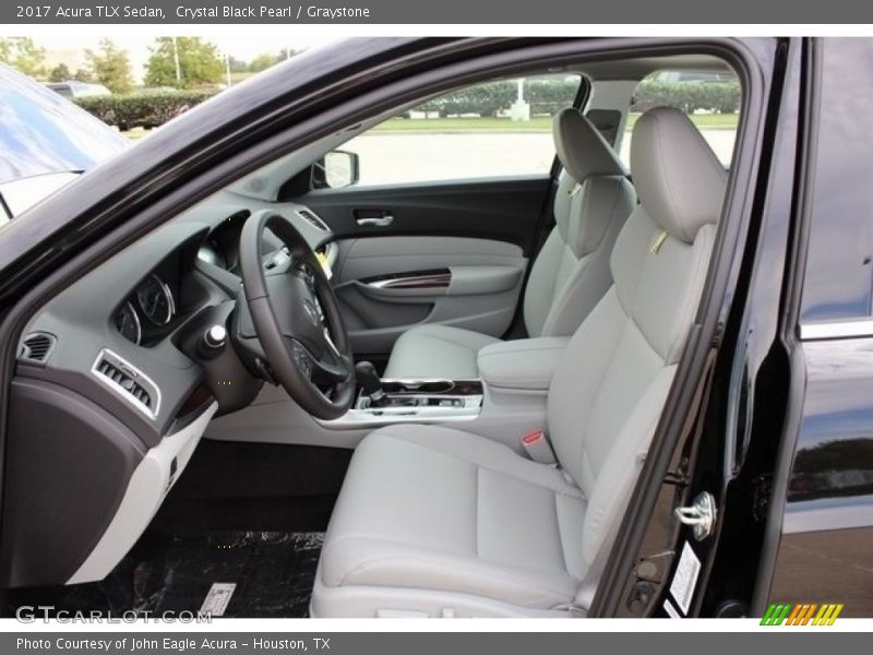 Crystal Black Pearl / Graystone 2017 Acura TLX Sedan
