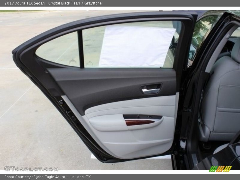 Crystal Black Pearl / Graystone 2017 Acura TLX Sedan