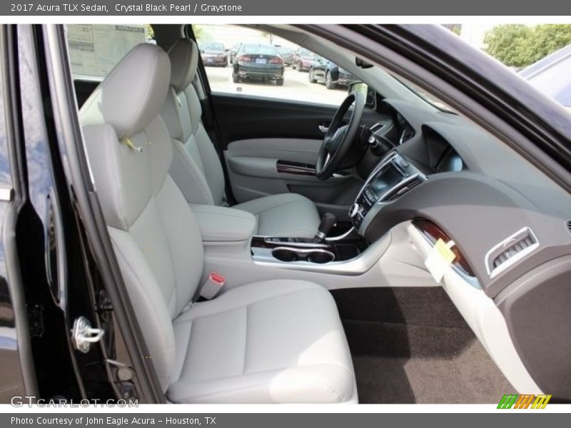 Crystal Black Pearl / Graystone 2017 Acura TLX Sedan