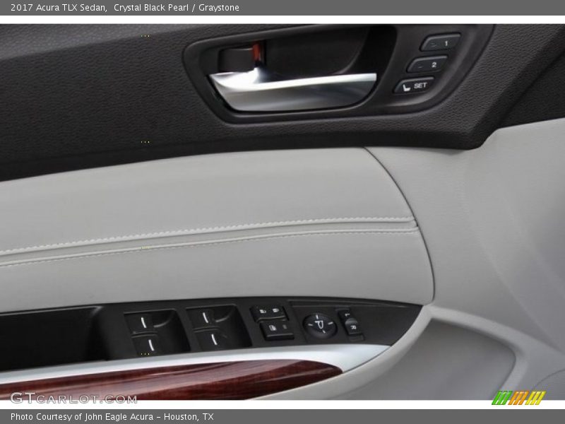Crystal Black Pearl / Graystone 2017 Acura TLX Sedan