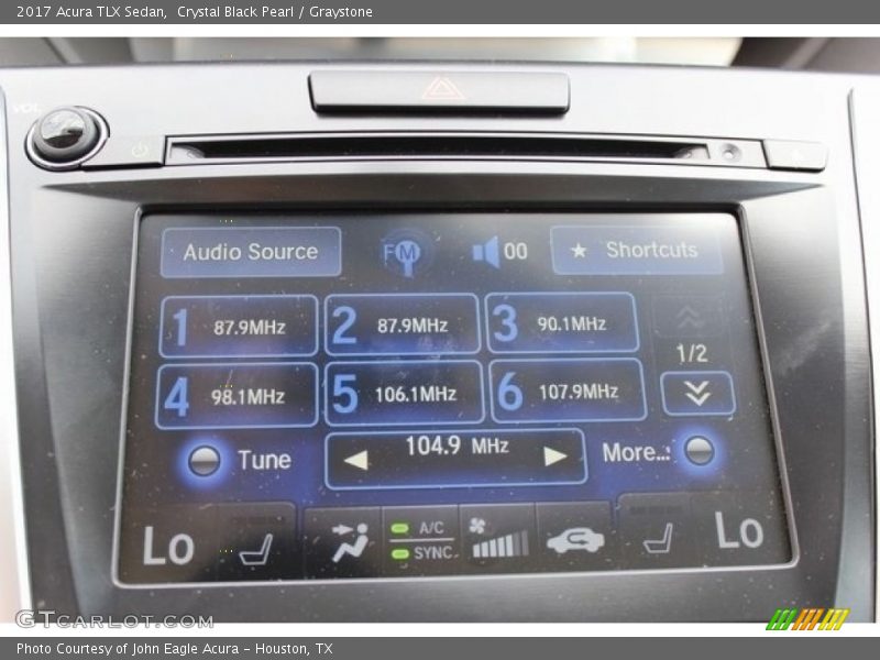 Crystal Black Pearl / Graystone 2017 Acura TLX Sedan