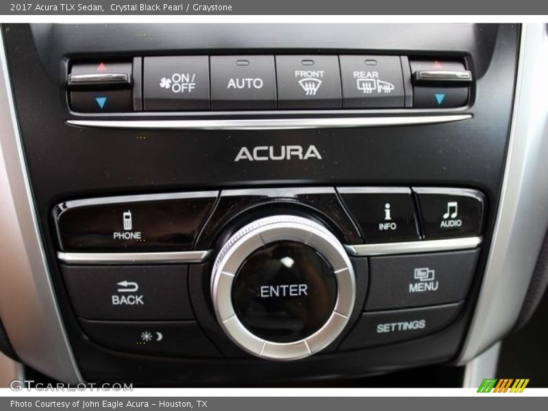 Crystal Black Pearl / Graystone 2017 Acura TLX Sedan