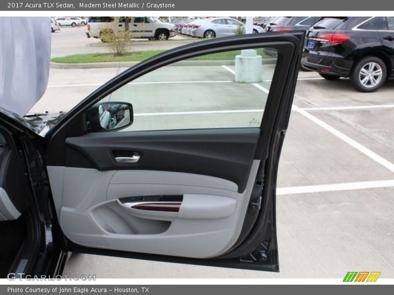 Modern Steel Metallic / Graystone 2017 Acura TLX Sedan