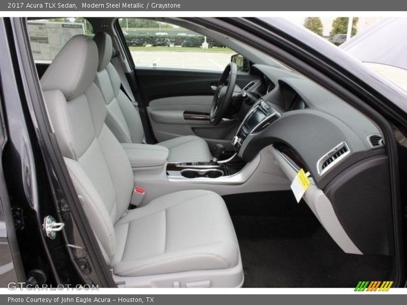 Modern Steel Metallic / Graystone 2017 Acura TLX Sedan