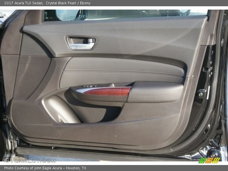 Crystal Black Pearl / Ebony 2017 Acura TLX Sedan