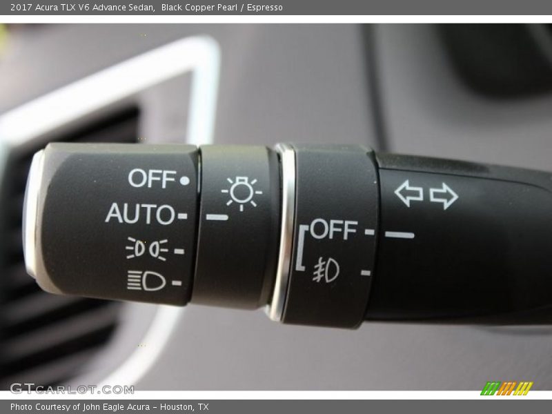 Controls of 2017 TLX V6 Advance Sedan