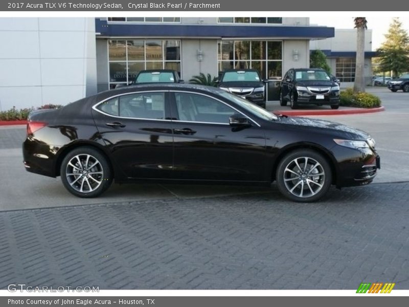 Crystal Black Pearl / Parchment 2017 Acura TLX V6 Technology Sedan