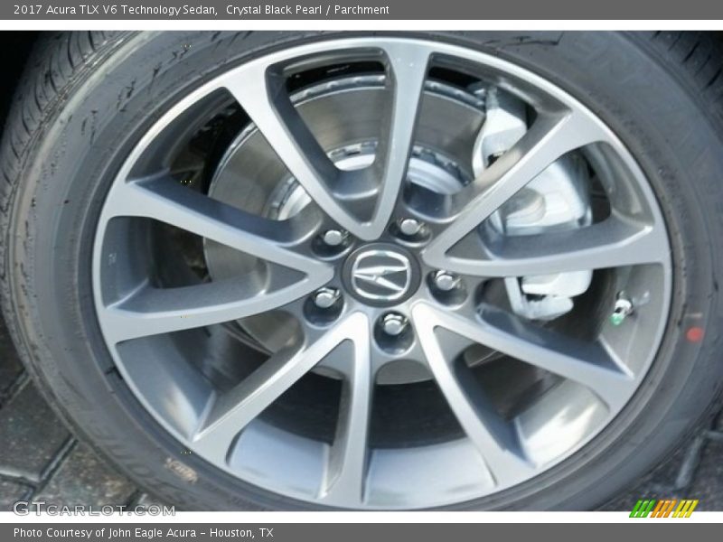 Crystal Black Pearl / Parchment 2017 Acura TLX V6 Technology Sedan