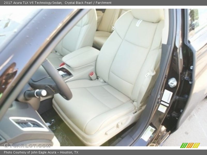 Crystal Black Pearl / Parchment 2017 Acura TLX V6 Technology Sedan