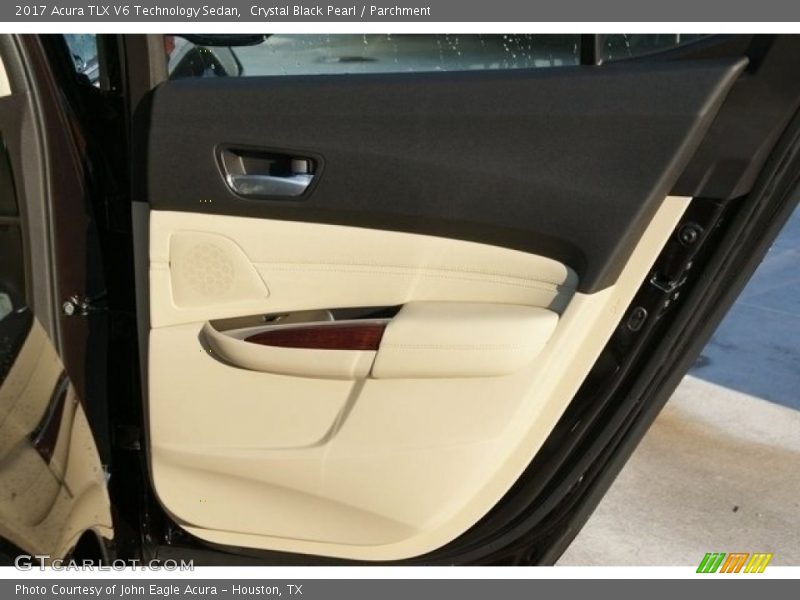 Crystal Black Pearl / Parchment 2017 Acura TLX V6 Technology Sedan