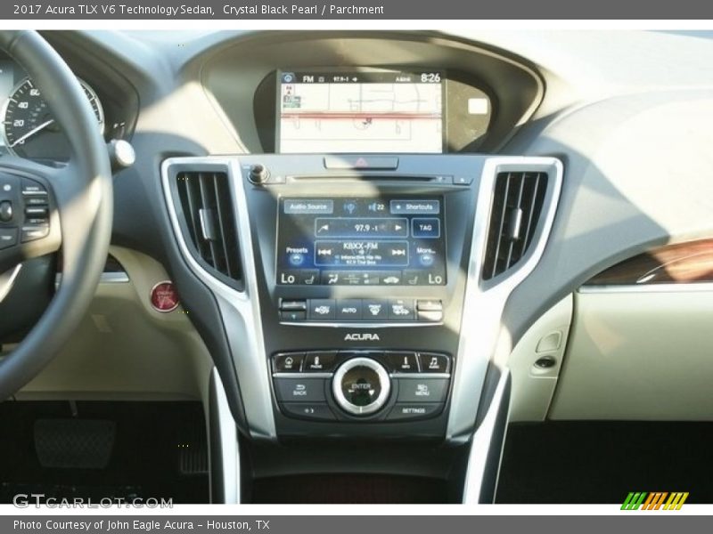 Crystal Black Pearl / Parchment 2017 Acura TLX V6 Technology Sedan