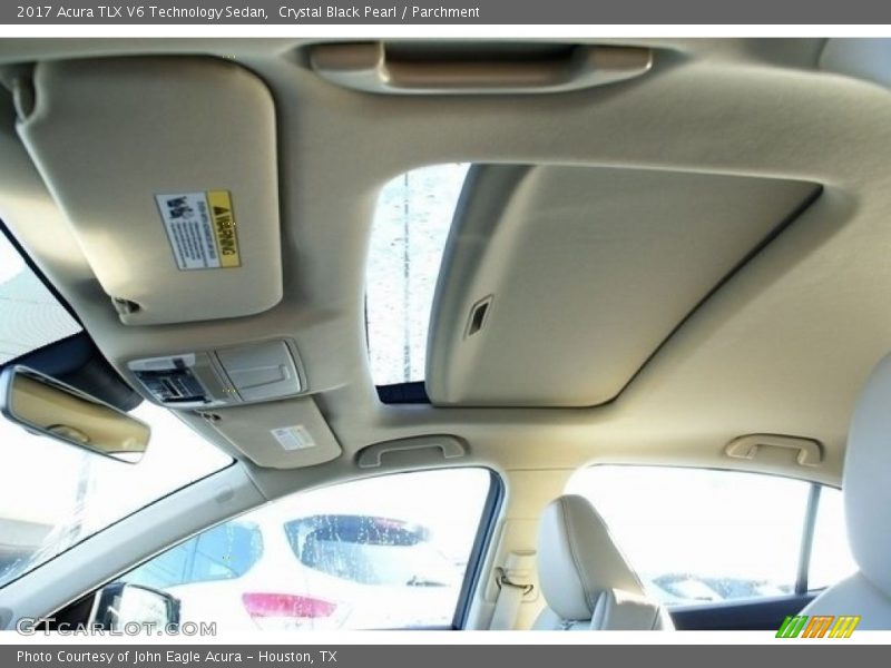 Crystal Black Pearl / Parchment 2017 Acura TLX V6 Technology Sedan