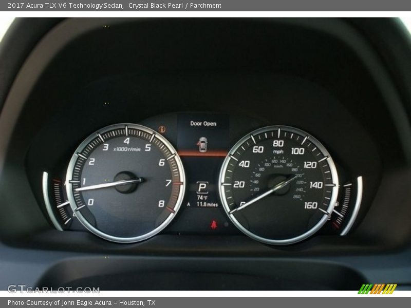Crystal Black Pearl / Parchment 2017 Acura TLX V6 Technology Sedan
