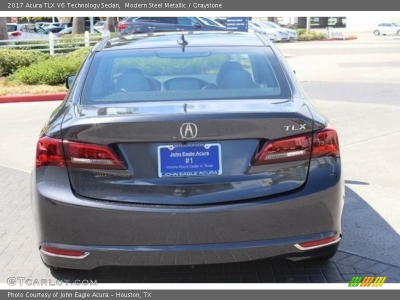 Modern Steel Metallic / Graystone 2017 Acura TLX V6 Technology Sedan