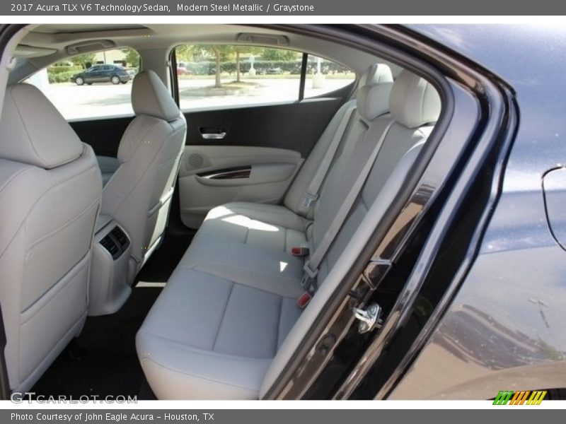 Modern Steel Metallic / Graystone 2017 Acura TLX V6 Technology Sedan