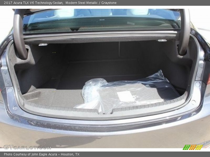 Modern Steel Metallic / Graystone 2017 Acura TLX V6 Technology Sedan