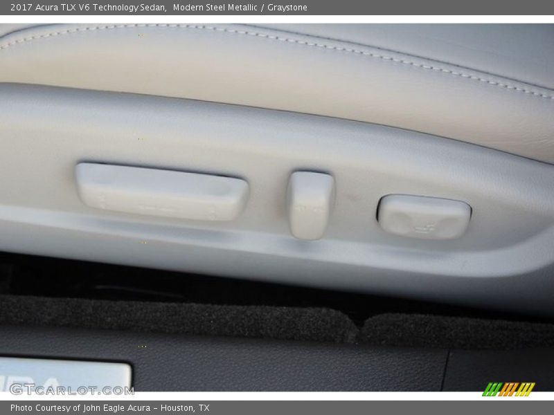 Modern Steel Metallic / Graystone 2017 Acura TLX V6 Technology Sedan