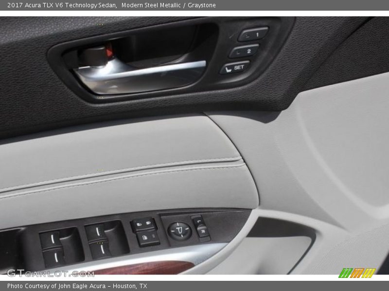 Modern Steel Metallic / Graystone 2017 Acura TLX V6 Technology Sedan