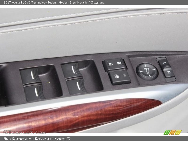 Modern Steel Metallic / Graystone 2017 Acura TLX V6 Technology Sedan