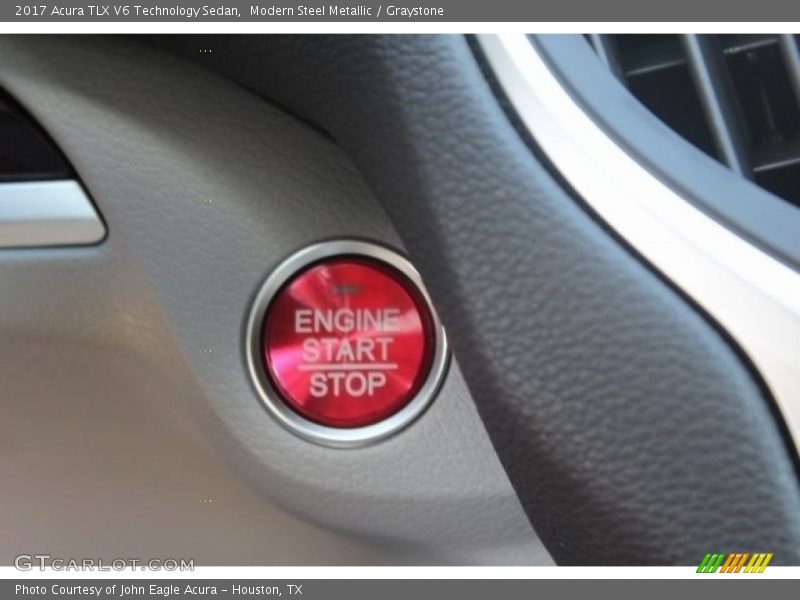 Modern Steel Metallic / Graystone 2017 Acura TLX V6 Technology Sedan