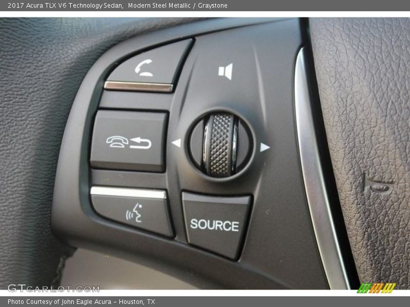 Modern Steel Metallic / Graystone 2017 Acura TLX V6 Technology Sedan