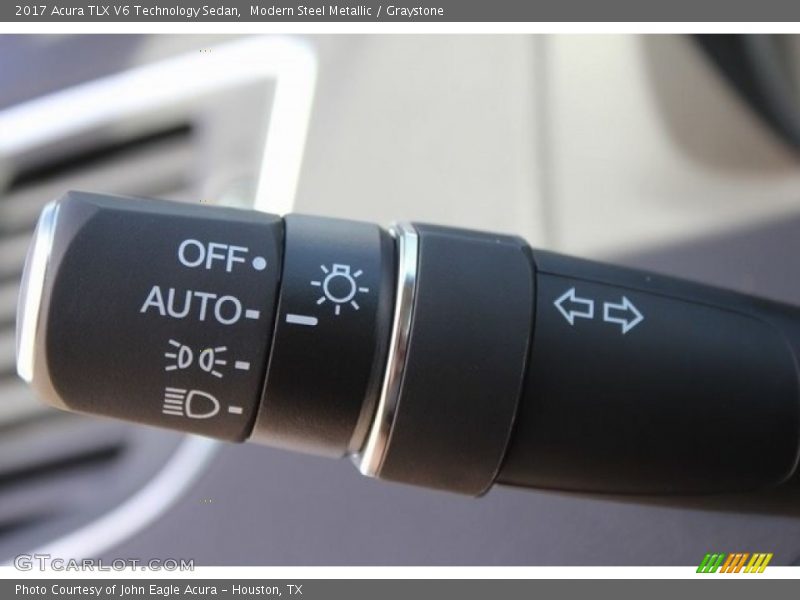 Modern Steel Metallic / Graystone 2017 Acura TLX V6 Technology Sedan