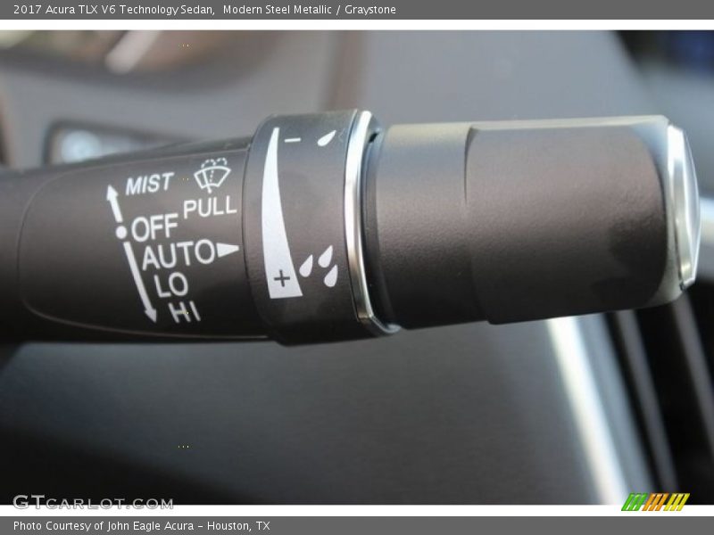 Modern Steel Metallic / Graystone 2017 Acura TLX V6 Technology Sedan