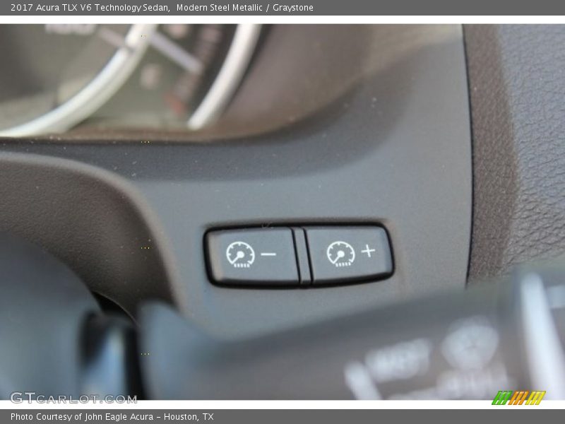 Modern Steel Metallic / Graystone 2017 Acura TLX V6 Technology Sedan