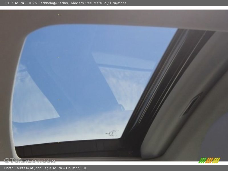 Modern Steel Metallic / Graystone 2017 Acura TLX V6 Technology Sedan