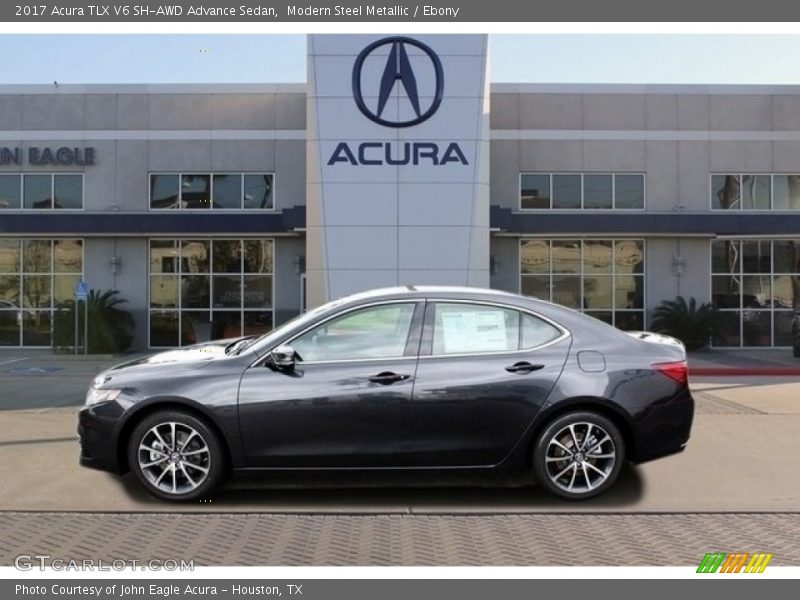 Modern Steel Metallic / Ebony 2017 Acura TLX V6 SH-AWD Advance Sedan