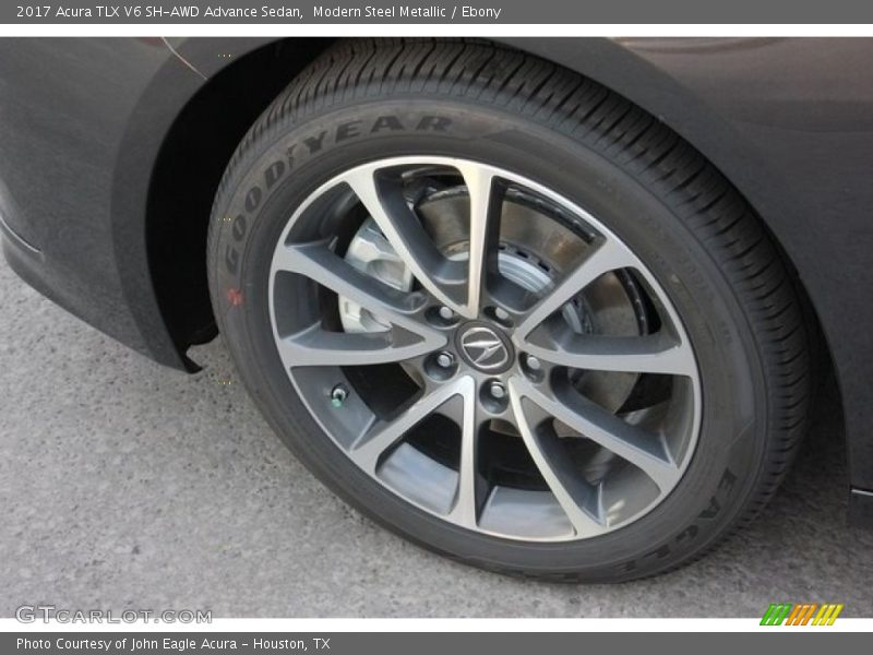 Modern Steel Metallic / Ebony 2017 Acura TLX V6 SH-AWD Advance Sedan