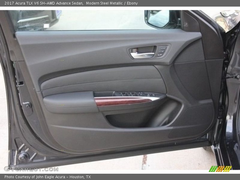Modern Steel Metallic / Ebony 2017 Acura TLX V6 SH-AWD Advance Sedan