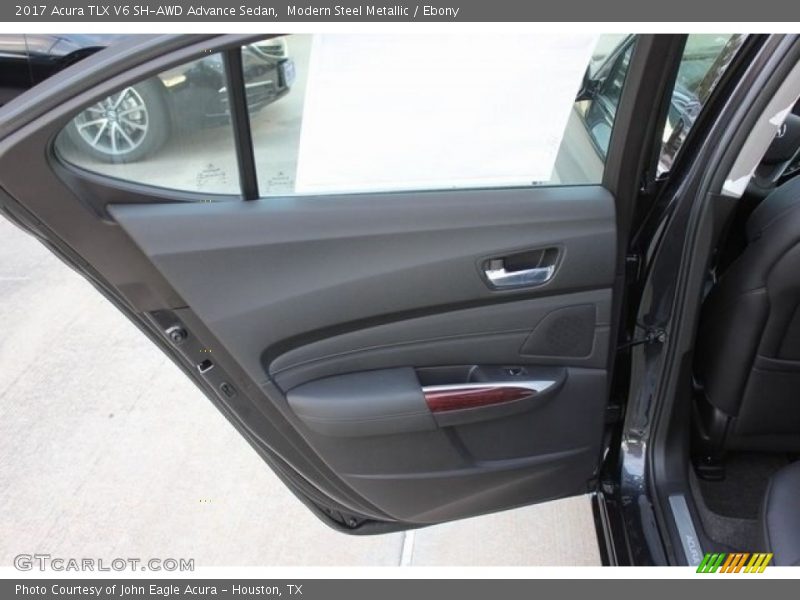 Modern Steel Metallic / Ebony 2017 Acura TLX V6 SH-AWD Advance Sedan