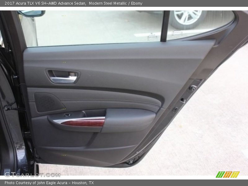 Modern Steel Metallic / Ebony 2017 Acura TLX V6 SH-AWD Advance Sedan