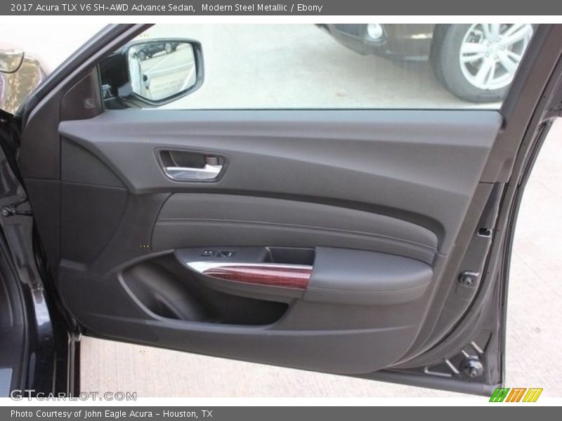Modern Steel Metallic / Ebony 2017 Acura TLX V6 SH-AWD Advance Sedan