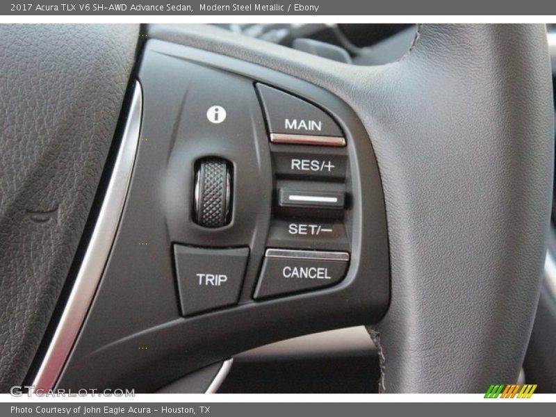Modern Steel Metallic / Ebony 2017 Acura TLX V6 SH-AWD Advance Sedan