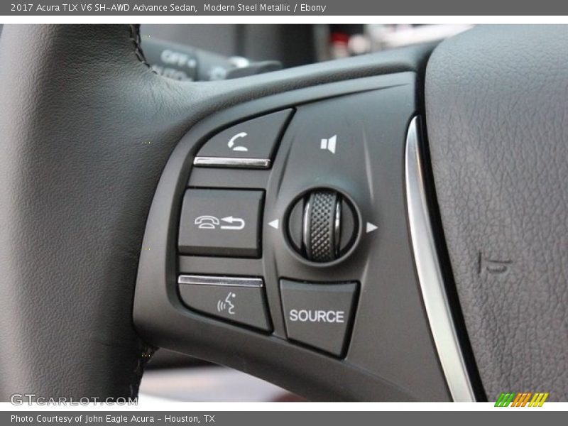 Modern Steel Metallic / Ebony 2017 Acura TLX V6 SH-AWD Advance Sedan
