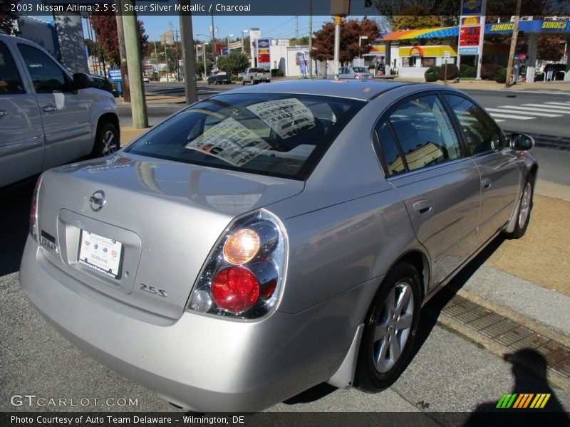 Sheer Silver Metallic / Charcoal 2003 Nissan Altima 2.5 S