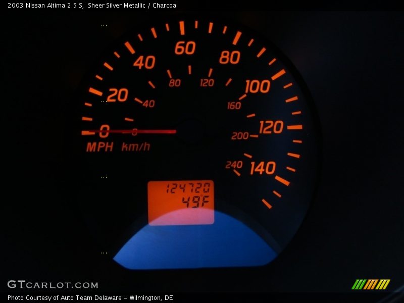 Sheer Silver Metallic / Charcoal 2003 Nissan Altima 2.5 S
